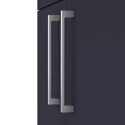 Arezzo 600 Matt Blue Floor Standing Vanity Unit with Chromes Handles 2 Arezzo 600 Matt Blue Floor Standing Vanity Unit with Chromes Handles -Victorian Plumbing Shop AZB6FSVCH d2 460