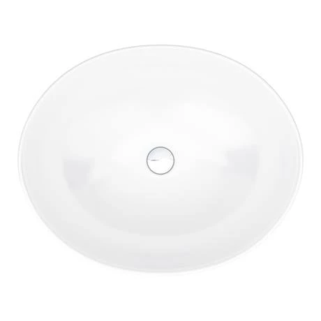 AZBFSBB410-d3_460.jpg Arezzo Countertop Basin Unit - Blue with Brushed Brass Handles - 600mm inc. Basin -Victorian Plumbing Shop AZBFSBB410 d3 460