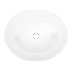 Arezzo Countertop Basin Unit - Blue with Black Handles - 600mm inc. Basin 3 Arezzo Countertop Basin Unit - Blue with Black Handles - 600mm inc. Basin -Victorian Plumbing Shop AZBFSMB410 d3 460