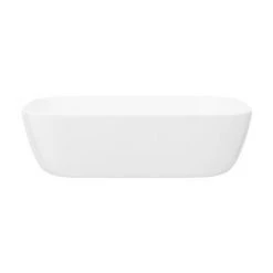 Arezzo Floating Basin Shelf with Drawer - Matt White - 600mm inc. Curved Rectangular Basin 4 Arezzo Floating Basin Shelf with Drawer - Matt White - 600mm inc. Curved Rectangular Basin -Victorian Plumbing Shop AZCTWHT6B1 n d4 460
