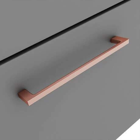 AZG5WHVRG_d2_460.jpg Arezzo 500 Matt Grey Wall Hung 1-Drawer Vanity Unit with Rose Gold Handle -Victorian Plumbing Shop AZG5WHVRG d2 460