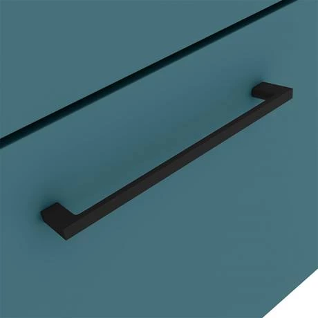 AZTG6WHWBK_d1_460.jpg Arezzo Wall Hung Countertop Vanity Unit - Matt Green - 600mm with Matt Black Handle -Victorian Plumbing Shop AZTG6WHWBK d1 460