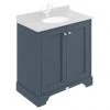Bayswater Stiffkey Blue 800mm 2 Door Basin Cabinet Only