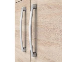 Brooklyn 500 Natural Oak Floor Standing Vanity Unit with Thin-Edge Basin 2 Brooklyn 500 Natural Oak Floor Standing Vanity Unit with Thin-Edge Basin -Victorian Plumbing Shop BFS5NTE d2 460