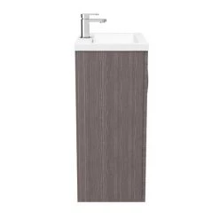 Brooklyn 600mm Grey Avola Vanity Unit - Floor Standing 2 Door Unit 5 Brooklyn 600mm Grey Avola Vanity Unit - Floor Standing 2 Door Unit -Victorian Plumbing Shop BFS6GRY D6 460