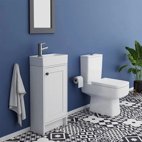 BR4WHT_d1_460.jpg Bromley Traditional White Cloakroom Vanity Unit (inc. Ceramic Basin) -Victorian Plumbing Shop BR4WHT d1 460