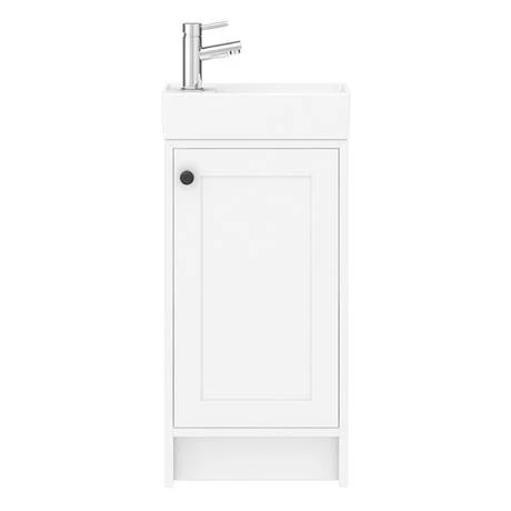BR4WHT_d4_460.jpg Bromley Traditional White Cloakroom Vanity Unit (inc. Ceramic Basin) -Victorian Plumbing Shop BR4WHT d4 460