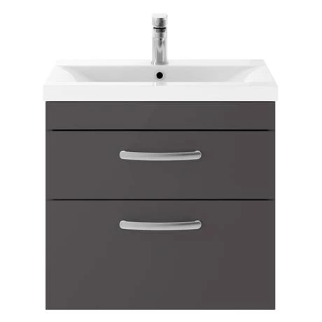BWH6GG2D_d2_460.jpg Brooklyn 600mm Gloss Grey 2 Drawer Wall Hung Vanity Unit -Victorian Plumbing Shop BWH6GG2D d2 460