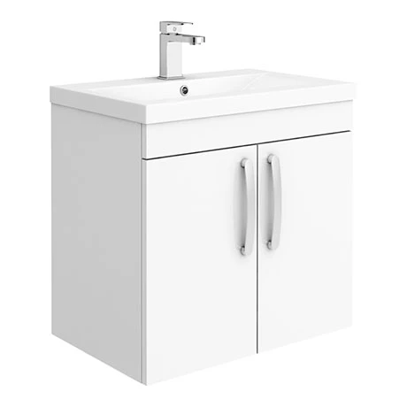 BWH6GW_np.jpg Brooklyn 600mm Gloss White 2 Door Wall Hung Vanity Unit -Victorian Plumbing Shop BWH6GW np