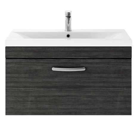 BWH8BLK_d1_460.jpg Brooklyn Black 800mm Wall Hung Vanity Unit - Single Drawer -Victorian Plumbing Shop BWH8BLK d1 460