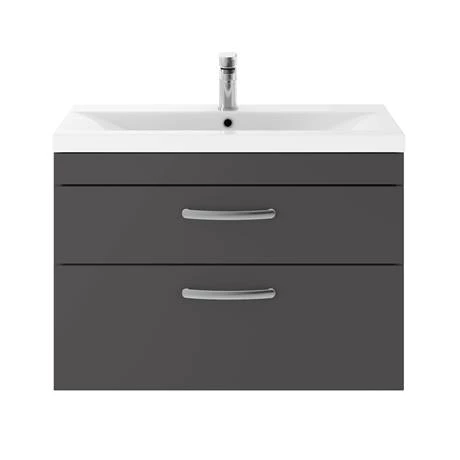 BWH8GRY2D_d3_460.jpg Brooklyn 800mm Gloss Grey 2 Drawer Wall Hung Vanity Unit -Victorian Plumbing Shop BWH8GRY2D d3 460