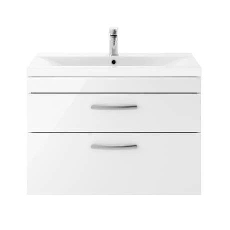 BWH8WHT2D_d2_460.jpg Brooklyn 800mm Gloss White 2 Drawer Wall Hung Vanity Unit -Victorian Plumbing Shop BWH8WHT2D d2 460