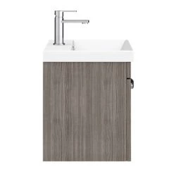 Brooklyn 500 Grey Avola Wall Hung 1-Drawer Vanity Unit with Thin-Edge Basin 3 Brooklyn 500 Grey Avola Wall Hung 1-Drawer Vanity Unit with Thin-Edge Basin -Victorian Plumbing Shop BWHSD5GATE n d1 460