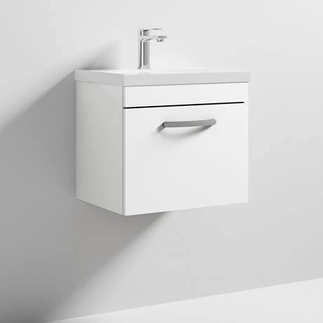 BWHSD5WHTTE_d2_460.jpg Brooklyn 500 Gloss White Wall Hung 1-Drawer Vanity Unit with Thin-Edge Basin -Victorian Plumbing Shop BWHSD5WHTTE d2 460