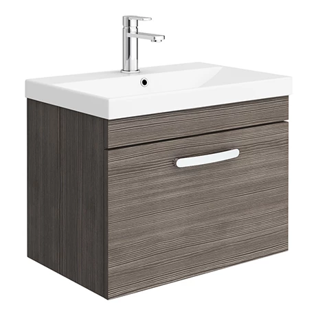 BWHSD6GATE_np.jpg Brooklyn 600 Grey Avola Wall Hung 1-Drawer Vanity Unit with Thin-Edge Basin -Victorian Plumbing Shop BWHSD6GATE np