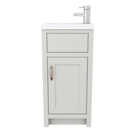 C400GRY_nd2_460.jpg Chatsworth Traditional Grey Small Vanity - 400mm Wide -Victorian Plumbing Shop C400GRY nd2 460