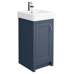 Chatsworth Traditional Blue Vanity - 425mm Wide