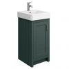 Chatsworth Traditional Green Vanity - 425mm Wide