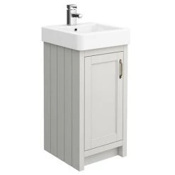 Chatsworth Traditional Grey Vanity - 425mm Wide