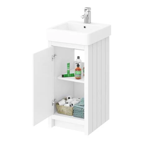 C425WHT-d1_460.jpg Chatsworth Traditional White Vanity - 425mm Wide -Victorian Plumbing Shop C425WHT d1 460