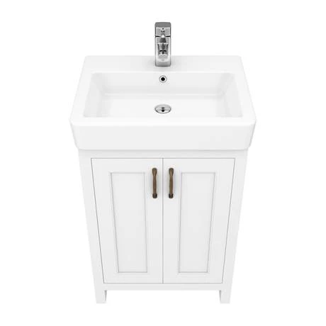 C560WHT_D4_460.jpg Chatsworth Traditional White Vanity - 560mm Wide -Victorian Plumbing Shop C560WHT D4 460