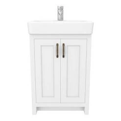 Chatsworth Traditional White Vanity - 560mm Wide 5 Chatsworth Traditional White Vanity - 560mm Wide -Victorian Plumbing Shop C560WHT D5 460