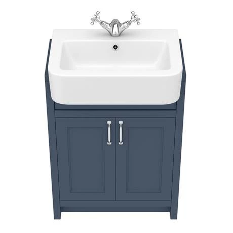 C600SRBLU_D3_460.jpg Chatsworth Traditional Blue Semi-Recessed Vanity - 600mm Wide -Victorian Plumbing Shop C600SRBLU D3 460