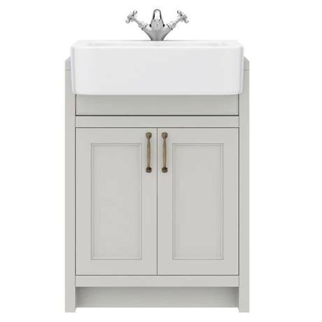 C600SRGRY_D4_460.jpg Chatsworth Traditional Grey Semi-Recessed Vanity - 600mm Wide -Victorian Plumbing Shop C600SRGRY D4 460