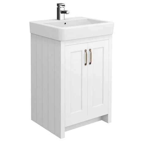 C825WHT_detail1_460.jpg Chatsworth Traditional White 560mm Vanity Sink + 300mm Cupboard Unit -Victorian Plumbing Shop C825WHT detail1 460