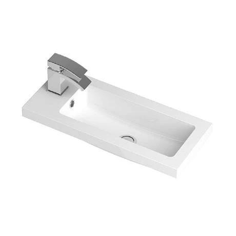 CBI106_d1_460.jpg Hudson Reed Fusion Gloss White 605x260mm Compact Vanity Unit & Basin -Victorian Plumbing Shop CBI106 d1 460