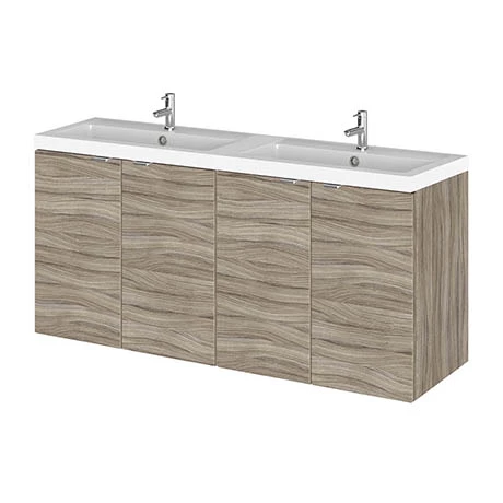CBI233_P.jpg Hudson Reed 1200mm Driftwood Full Depth Wall Hung Unit & Double Basin -Victorian Plumbing Shop CBI233 P