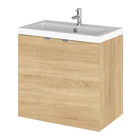 CBI336_P.jpg Hudson Reed 600mm Natural Oak Full Depth Wall Hung 2-Door Unit & Basin -Victorian Plumbing Shop CBI336 P