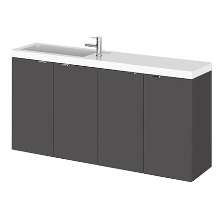 CBI943_P.jpg Hudson Reed Fusion 1000mm Gloss Grey Compact Wall Hung Unit & Basin -Victorian Plumbing Shop CBI943 P
