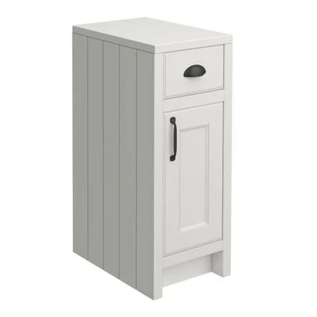 CGRY142PKMB_d3_460.jpg Chatsworth Traditional Grey Double Basin Vanity + Cupboard Combination Unit with Matt Black Handles -Victorian Plumbing Shop CGRY142PKMB d3 460