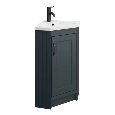 CHATCRNBLKMB-d3_460.jpg Chatsworth Traditional Graphite Corner Vanity Unit with Matt Black Handle -Victorian Plumbing Shop CHATCRNBLKMB d3 460