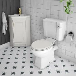 Chatsworth Traditional Grey Corner Vanity Unit 2 Chatsworth Traditional Grey Corner Vanity Unit -Victorian Plumbing Shop CHATCRNGRY d2 460