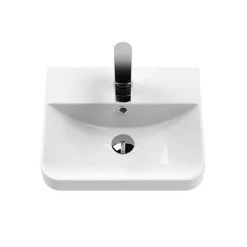 Cruze 400mm Curved Gloss White Vanity Unit 3 Cruze 400mm Curved Gloss White Vanity Unit -Victorian Plumbing Shop CRZ4VW d3 460