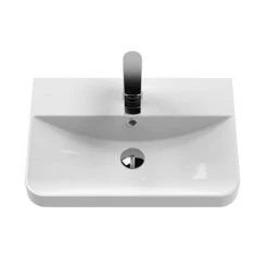 Cruze 500mm Curved Gloss White Vanity Unit -Victorian Plumbing Shop CRZ5VW d3n 460