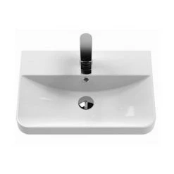 Cruze 500mm Curved Gloss White Wall Hung Vanity Unit -Victorian Plumbing Shop CRZ5WHVW d3 460