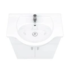 Cove White 650mm Vanity Unit (Flat Packed) -Victorian Plumbing Shop CV650FP d2 460