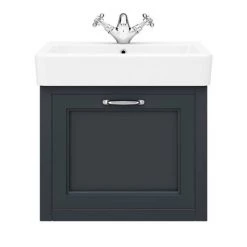Chatsworth Traditional Graphite 560mm Wall Hung Vanity -Victorian Plumbing Shop CWH560BLK d6 460
