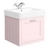 Chatsworth Traditional Pink 560mm Wall Hung Vanity