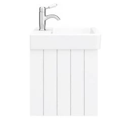 Chatsworth Traditional White 560mm 2 Drawer Wall Hung Vanity -Victorian Plumbing Shop CWH560WHT2D n d6 460