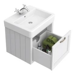 Chatsworth Traditional White 560mm Wall Hung Vanity 2 Chatsworth Traditional White 560mm Wall Hung Vanity -Victorian Plumbing Shop CWH560WHT new d1 460