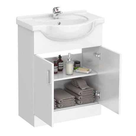 Cove-White-650mm-Vanity-Unit-d3_460.jpg Cove White 650mm Vanity Unit -Victorian Plumbing Shop Cove White 650mm Vanity Unit d3 460