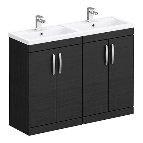 DBFS12BLK_np.jpg Brooklyn 1205mm Black Double Basin Vanity Unit -Victorian Plumbing Shop DBFS12BLK np