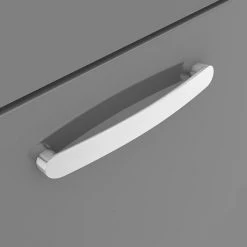 Brooklyn 1205mm Gloss Grey Double Basin 4 Drawer Vanity Unit -Victorian Plumbing Shop DBFS12GG4D d2 460