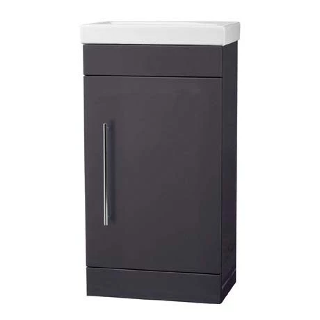 ESVB45MCB_P.jpg Roper Rhodes Esta 445mm Cloakroom Unit - Matt Carbon -Victorian Plumbing Shop ESVB45MCB P