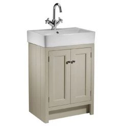 Roper Rhodes Hampton 575mm Countertop Unit & Basin - Mocha