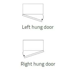 Miller - Traditional 1903 50 Single Door Vanity Unit with Ceramic Basin -Victorian Plumbing Shop Hinged L 460 1